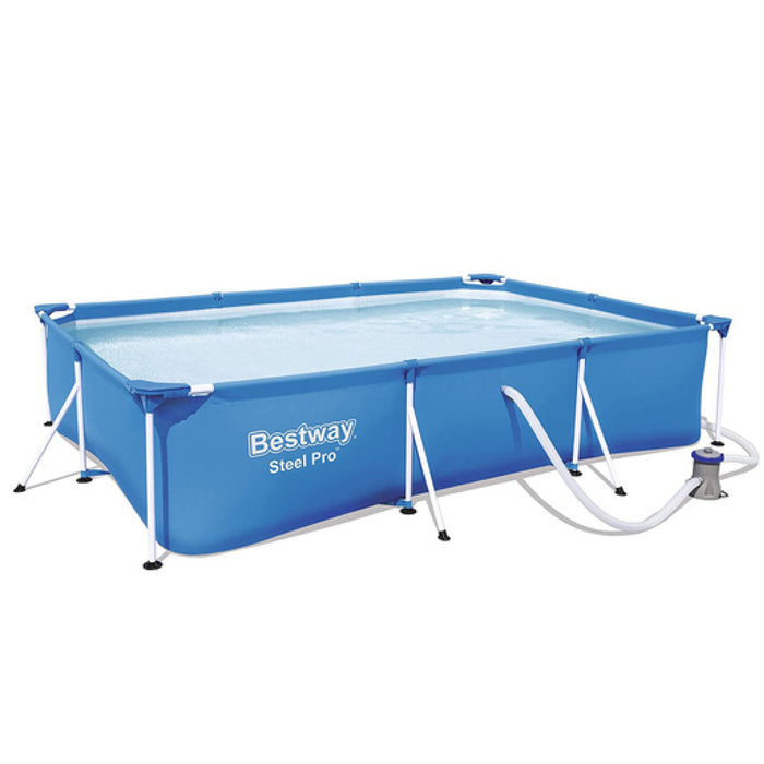 3m x 2.1m Above Ground Pool High Gauge PVC Construction 3300 Litre