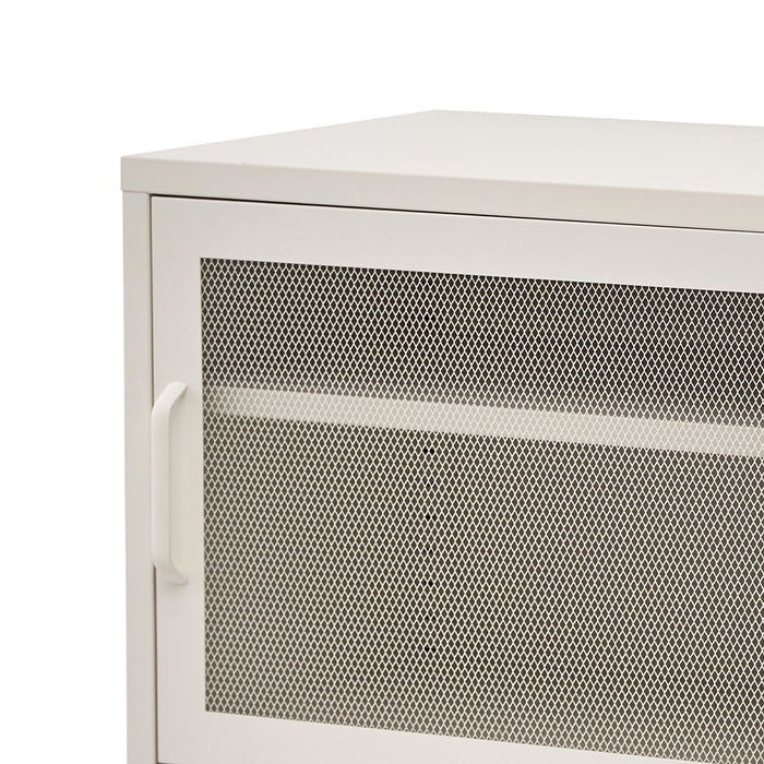 Double Mesh Door Cabinet