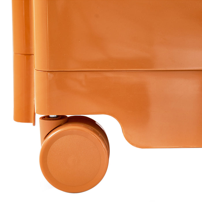 Bedside Table Side Tables Nightstand Organizer Replica Boby Trolley 5Tier Orange