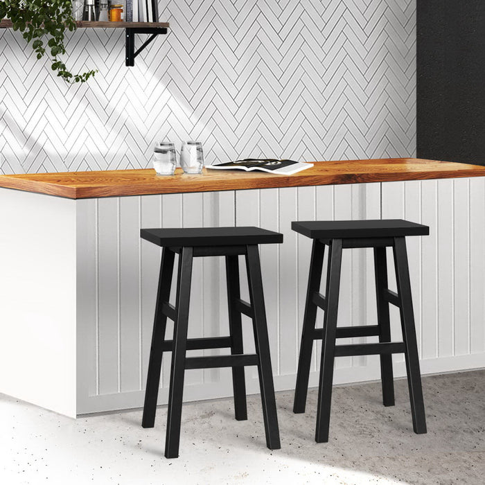 Harley Bar Stools Black - Set of 2