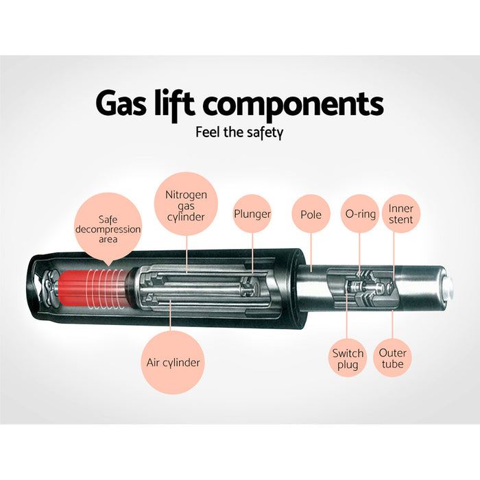 Florence Gas lift White - Set of 2