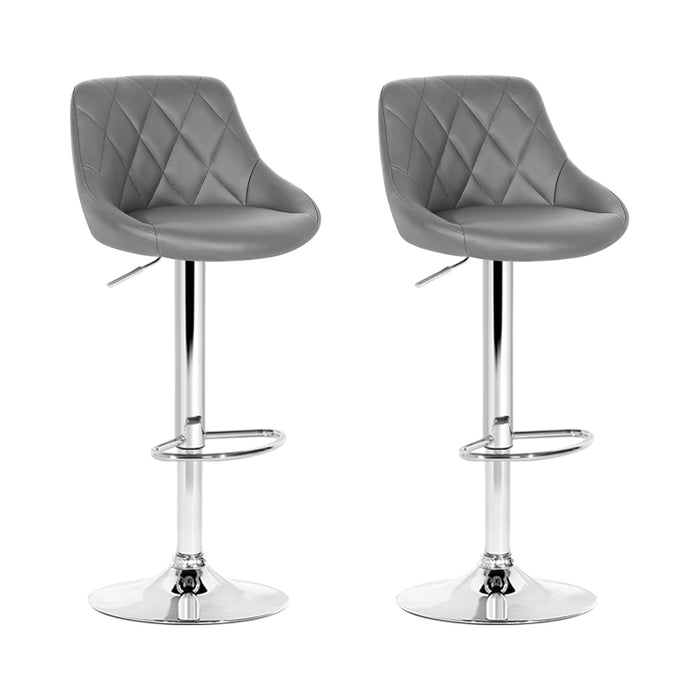 Ellen Bar Stools Grey - Set of 2