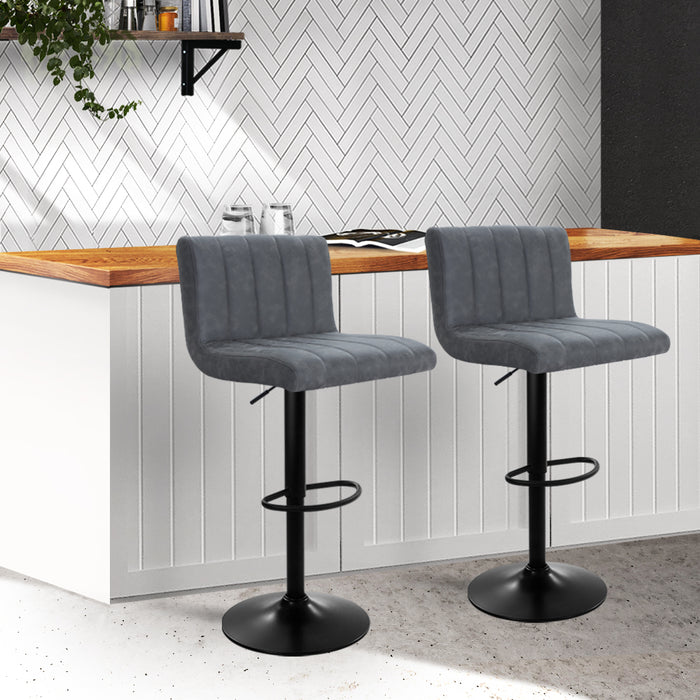 Helen Bar Stools Grey - Set of 2