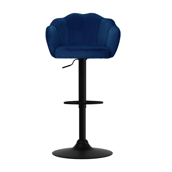 Faye Bar Stools Blue - Set of 2