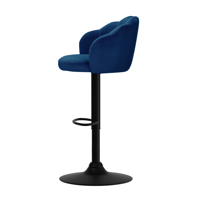 Faye Bar Stools Blue - Set of 2