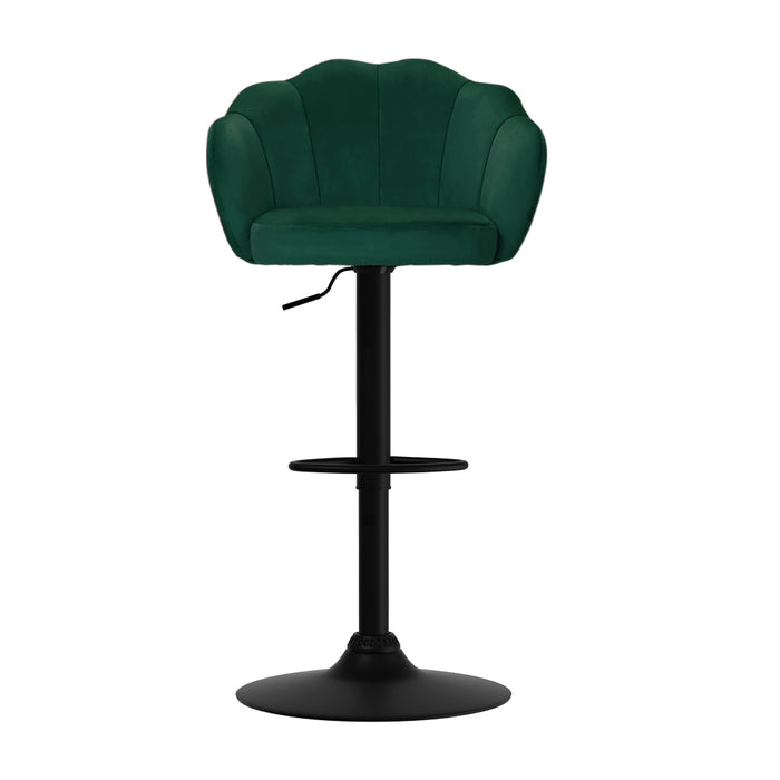 Faye Bar Stools Green - Set of 2