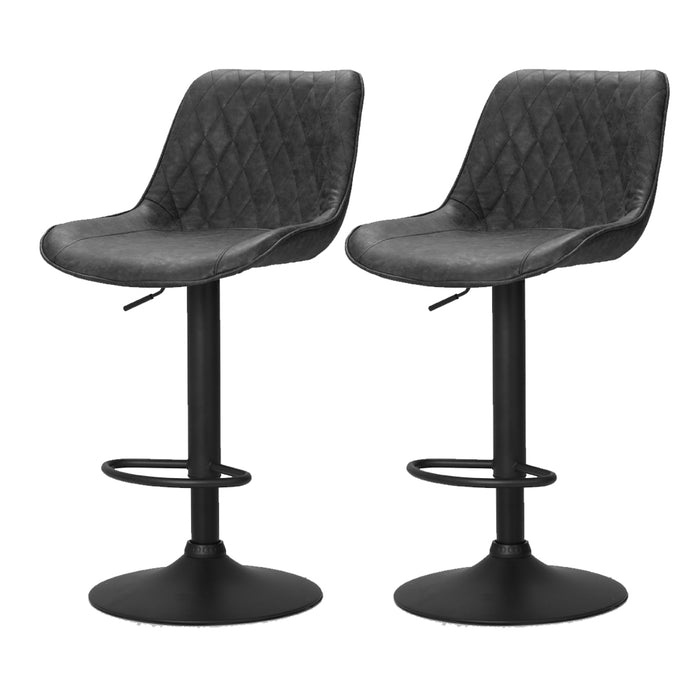 Blanche Bar Stools Grey - Set of 2