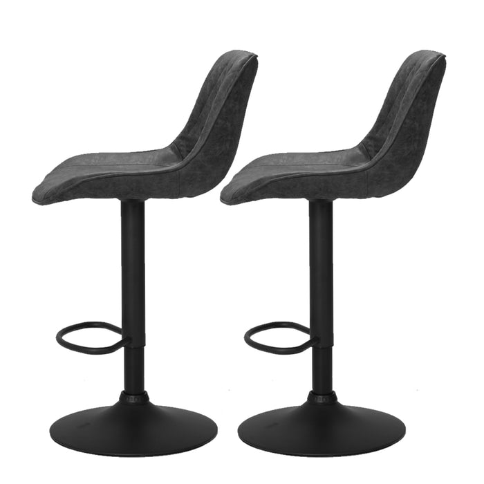 Blanche Bar Stools Grey - Set of 2