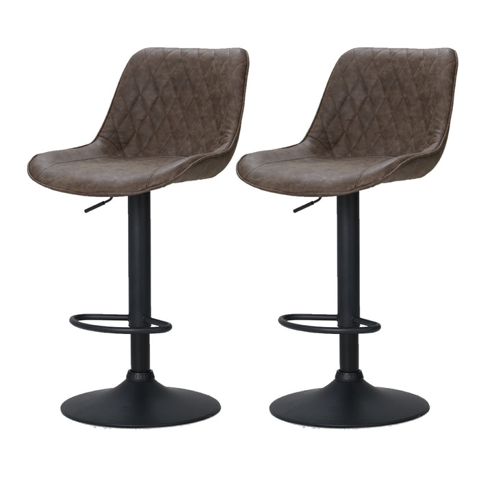 Blanche Bar Stools Brown - Set of 2