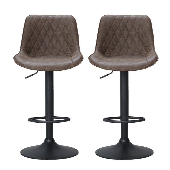 Blanche Bar Stools Brown - Set of 2