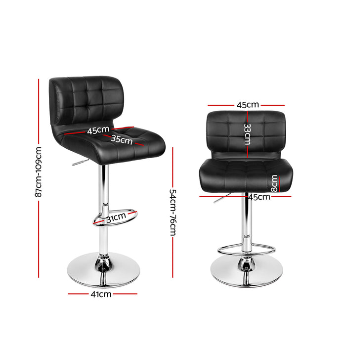 Dani Bar Stools Black - Set of 2