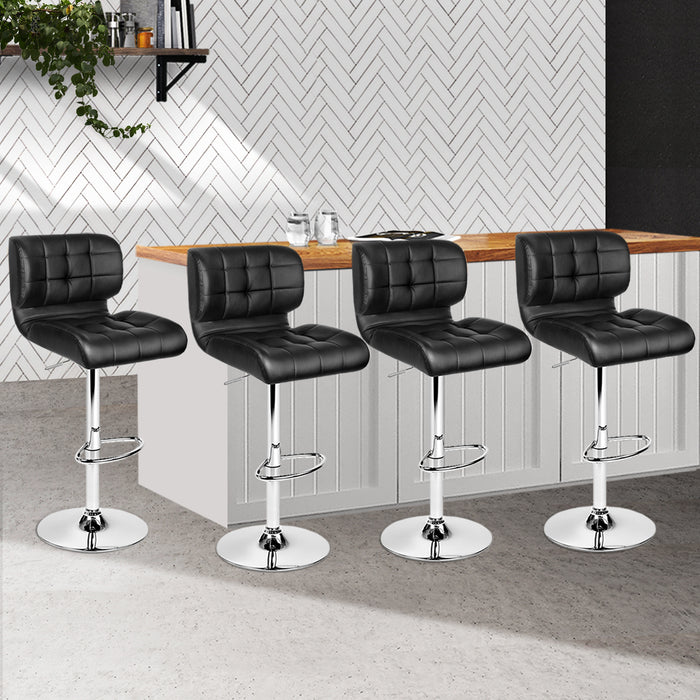 Dani Bar Stools Black - Set of 4