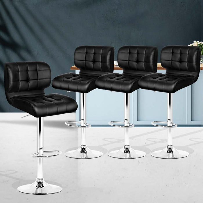 Dani Bar Stools Black - Set of 4