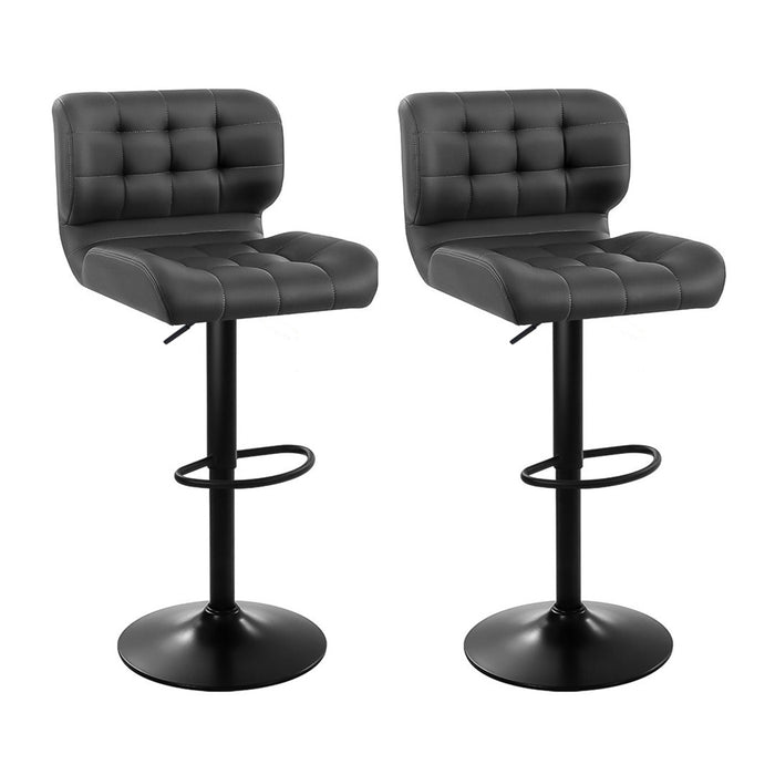 Dani Bar Stools Black/Grey - Set of 2