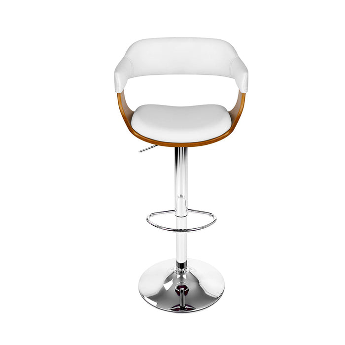 Edith Bar Stools Wood/White - Set of 2