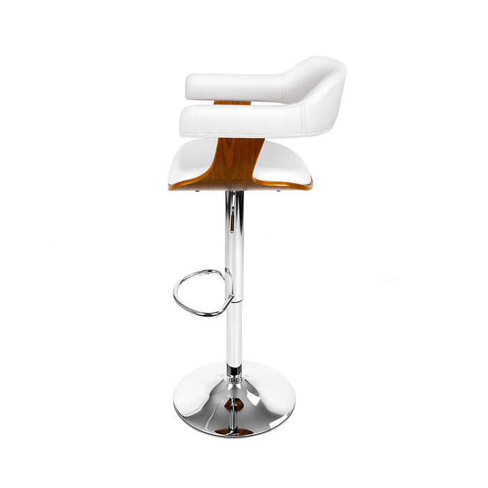 Edith Bar Stools Wood/White - Set of 2