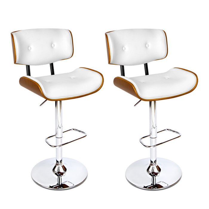 Martha Bar Stools White - Set of 2