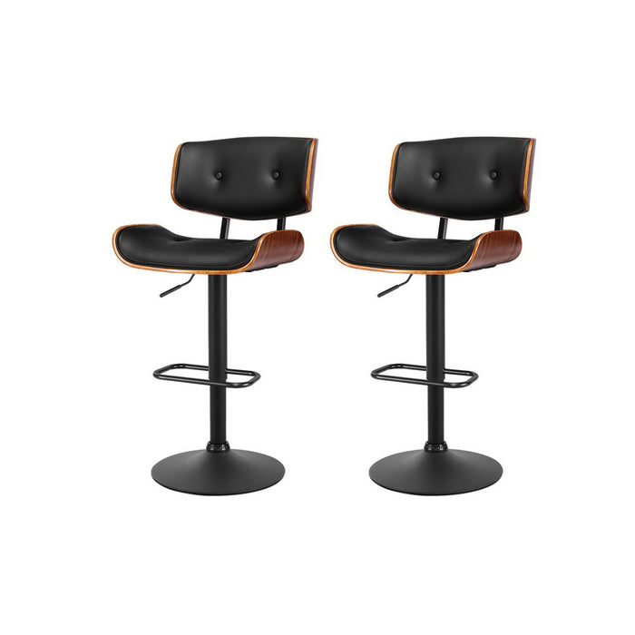 Martha Bar Stools Black - Set of 2