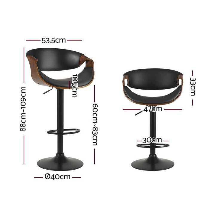 Agnes Bar Stools Black - Set of 1