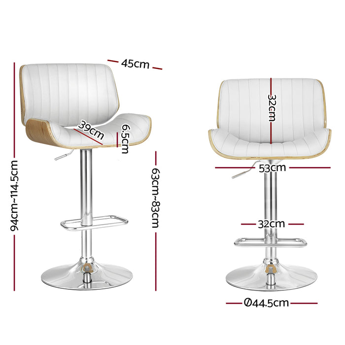 Wilma Bar Stools White - Set of 1