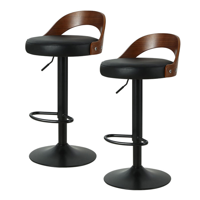 Darby Bar Stools Black - Set of 2