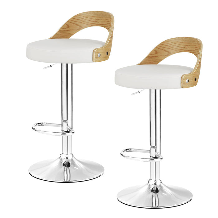 Darby Bar Stools White - Set of 2