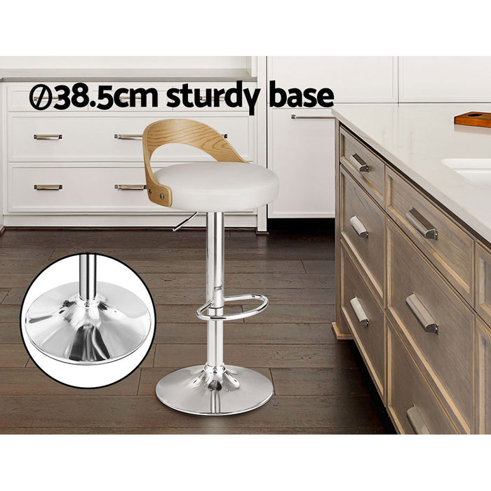 Darby Bar Stools White - Set of 2