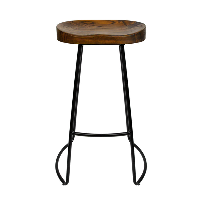 Elm Bar Stools Black - Set of 2