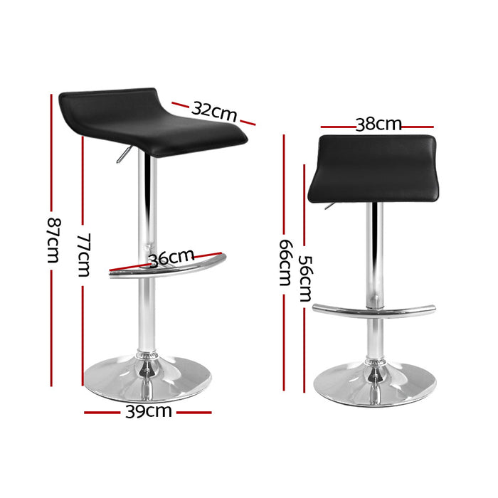 Lois Bar Stools Black - Set of 2