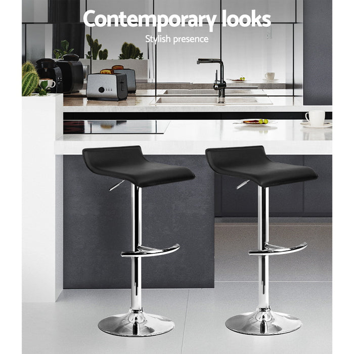 Lois Bar Stools Black - Set of 2