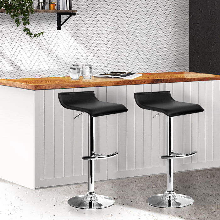 Lois Bar Stools Black - Set of 2