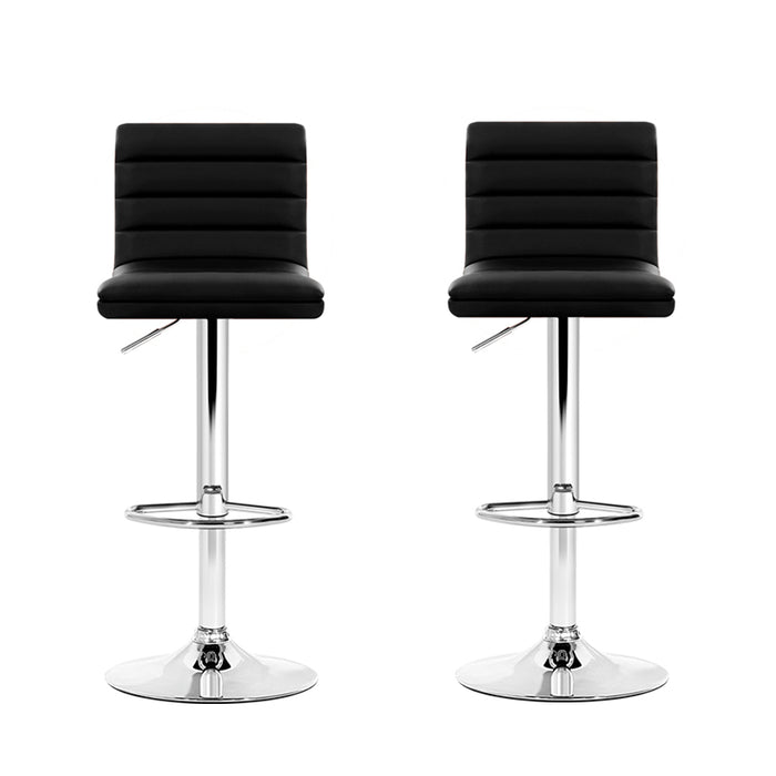 Linda Bar Stools Black - Set of 2