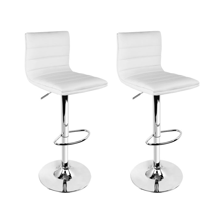 Linda Bar Stools White - Set of 2