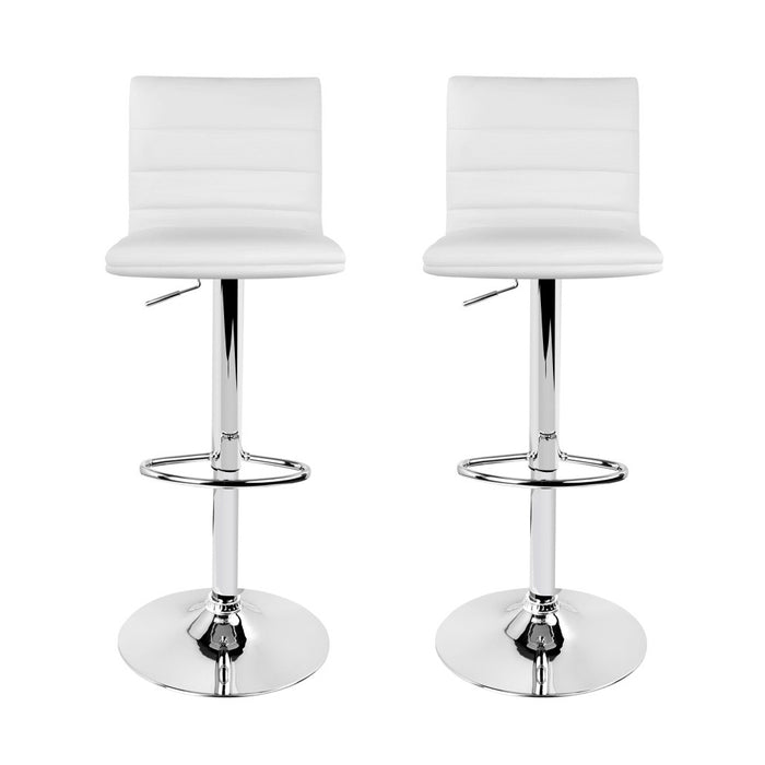 Linda Bar Stools White - Set of 2