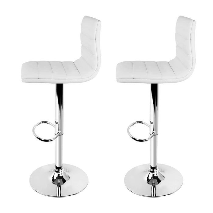 Linda Bar Stools White - Set of 2