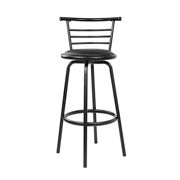 Simple Bar Stools Black - Set of 2