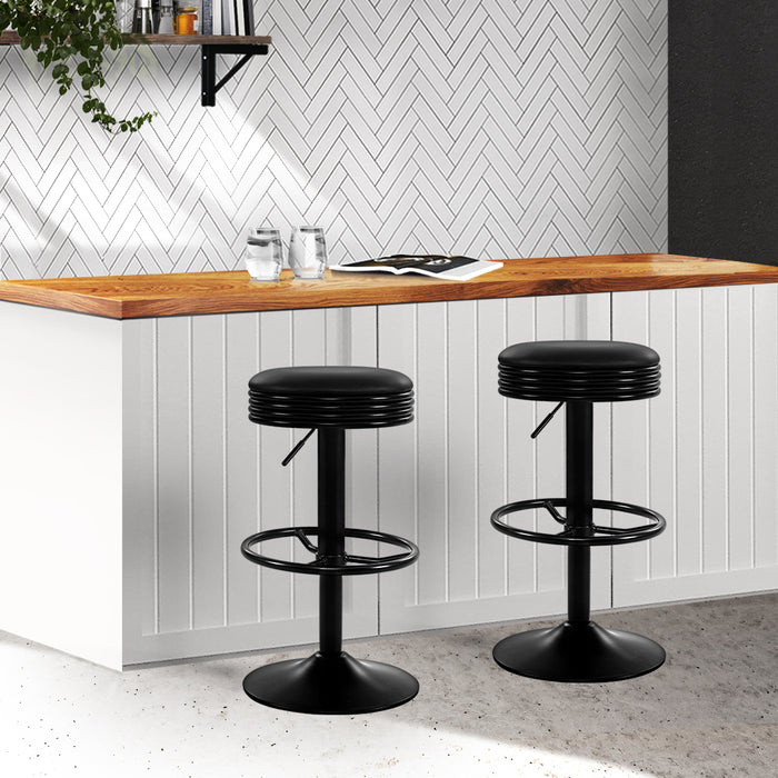 Shannon Bar Stools Black - Set of 2