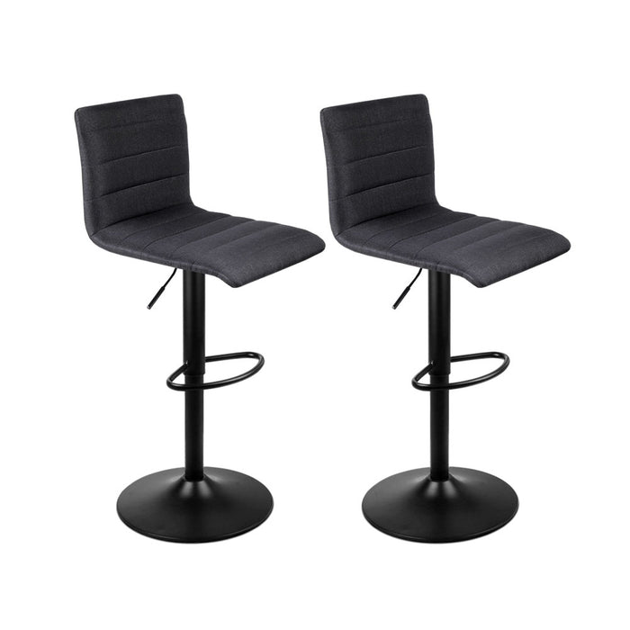 Luxe Bar Stools Black - Set of 2