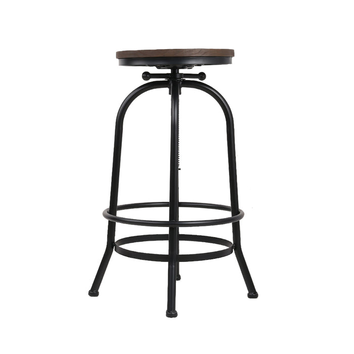 Dolores Bar Stools Black/Brown - Set of 2