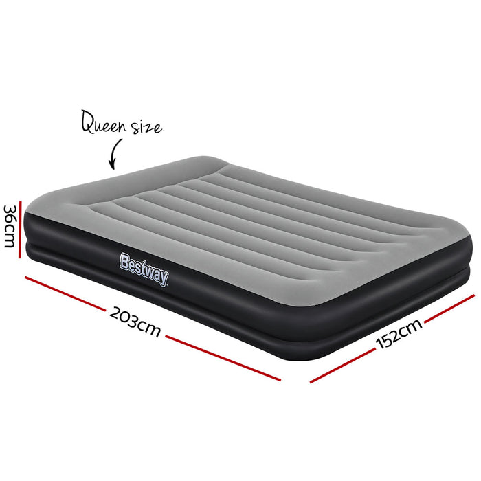 Air Bed Beds Mattress Premium Inflatable Built-in Pump Queen Size