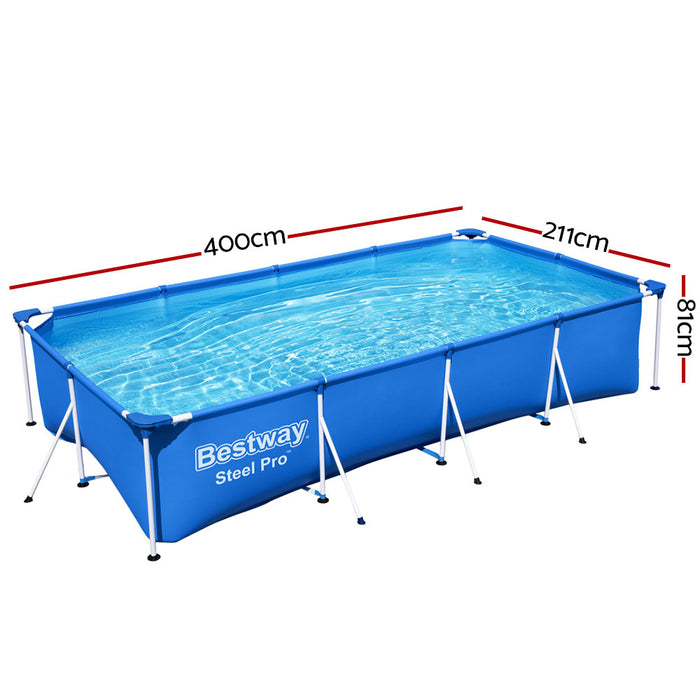 Swimming Pool Above Ground Heavy Duty Steel Pro™ Frame Pools 4M