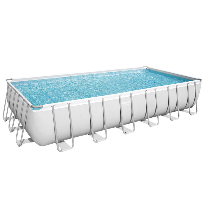 Above Ground Swimming Pool Power Steel™ Rectangular Frame Pools Filter