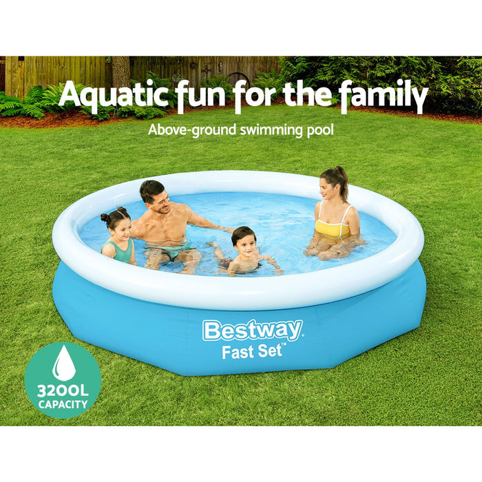 Swimming Pool Above Ground Kids Fast Set Pools with Filter Pump 3M