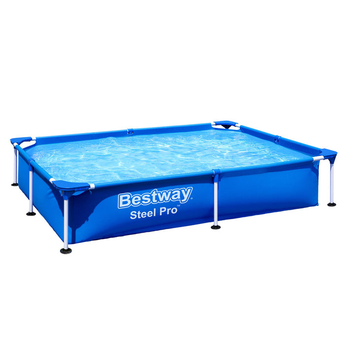 Swimming Pool Above Ground Frame Pools Outdoor Steel Pro 2.2 X 1.5M