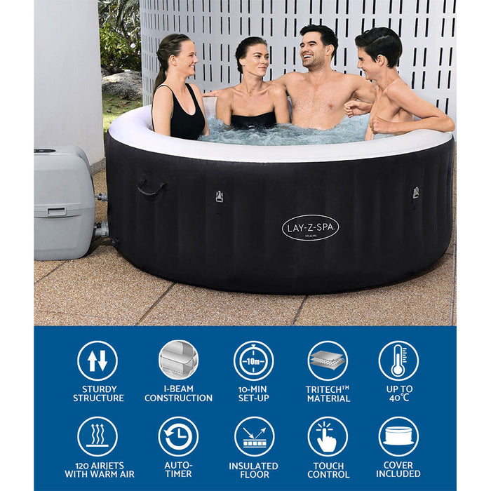 Inflatable Spa Pool Massage Hot Tub Portable Spa Outdoor Bath Pools