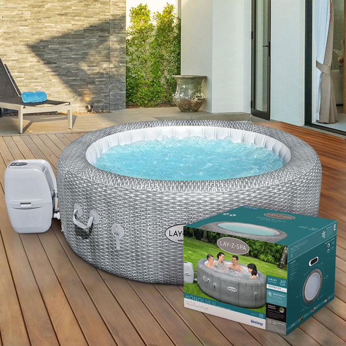 Inflatable Spa Pool Massage Hot Tub Lay-Z Outdoor Spa Bath Pools