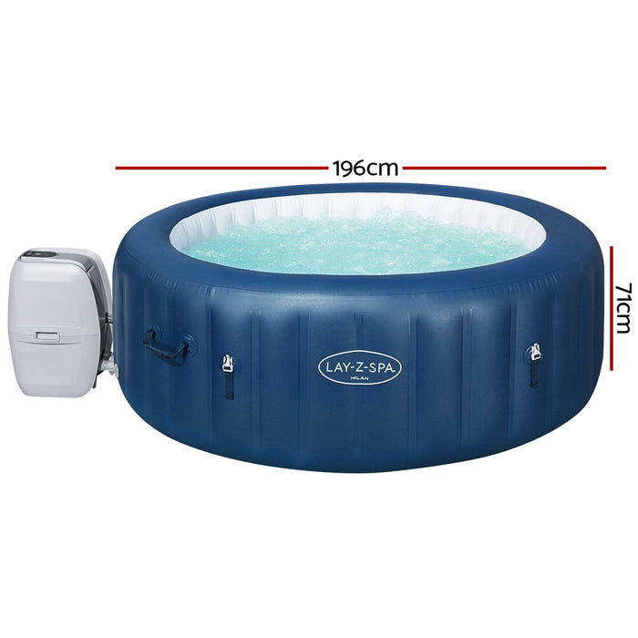 Inflatable Spa Pool Massage Hot Tub Lay-Z Bath Pools Smart App Control