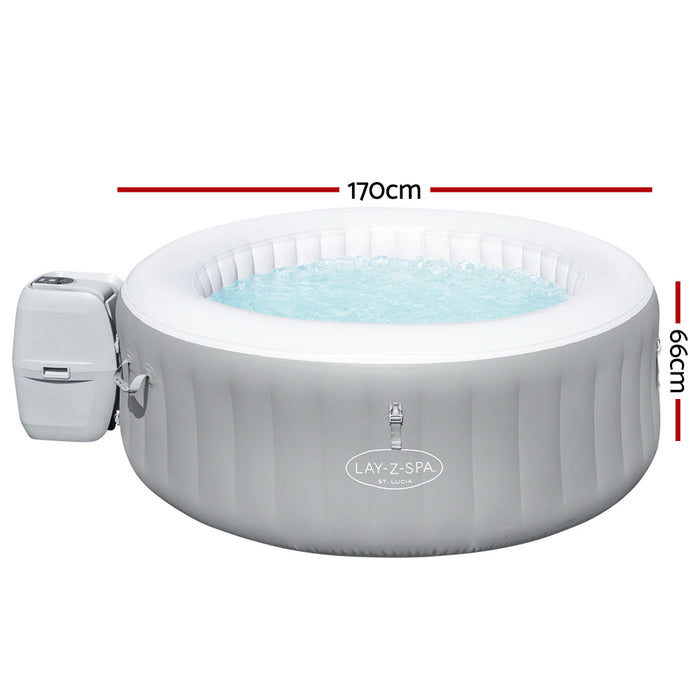 Inflatable Spa Pool Massage Portable Hot Tub Lay-Z Spa Mini Bath Pools