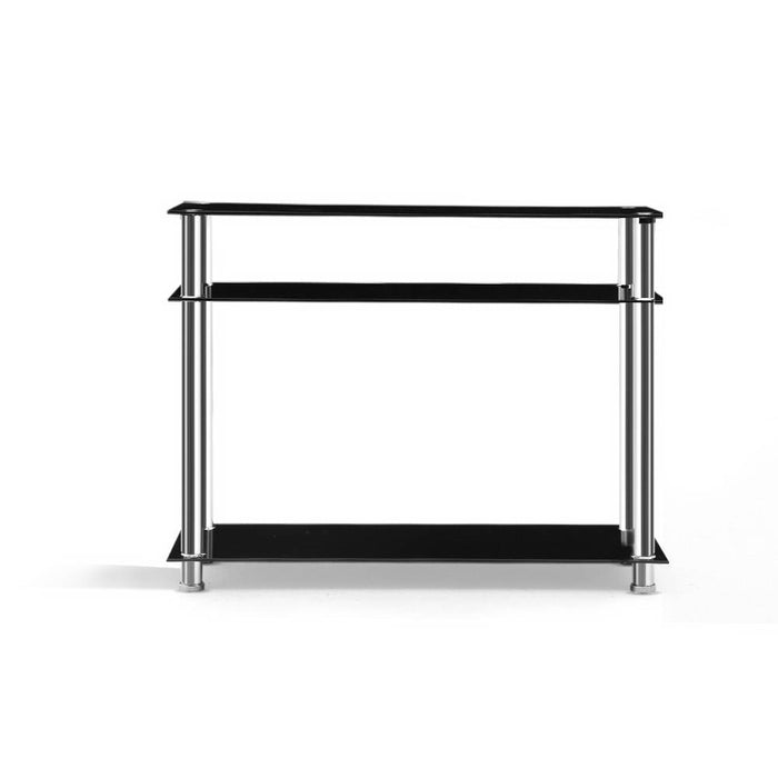 Entry Hall Console Table - Black & Silver