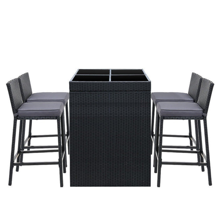 Alianna Outdoor Bar Set - 4 Seater